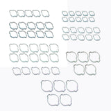 Maxbell Zinc Alloy Hose Clamp Hose Clip Assortment Clips for Agriculture Machinery