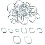 Maxbell 80 Count Double Ear Hoops Hose Fuel Clamp Professional Adjustable Durable