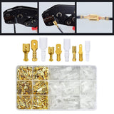 Maxbell 480Pcs Cable Lug Connector Multipurpose Crimp Connector Kit for Truck Wiring