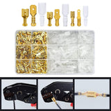 Maxbell 480Pcs Cable Lug Connector Multipurpose Crimp Connector Kit for Truck Wiring