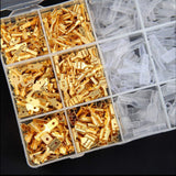 Maxbell 480Pcs Cable Lug Connector Multipurpose Crimp Connector Kit for Truck Wiring