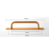Maxbell Wardrobe Drawer Closet Door Handles Pulls Metal Accessory Durable Hardware Gold 160mm