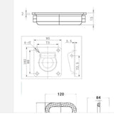 Maxbell Ring Hook Tie Downs Anchor Lashing Ring for Vehicles Cars Premium