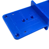 Maxbell Hinge Drilling Jig Hole Guide Woodworking Tools for Cupboard Frame Blue