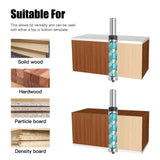 Maxbell Spiral Flush Trim Router Bit Mill Cutter Bits Trimming Cutter 17.3cmx1.9cm