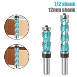Maxbell Spiral Flush Trim Router Bit Mill Cutter Bits Trimming Cutter 13.6cmx1.9cm