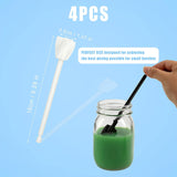 Maxbell 4x Mixer Paddles Drill Attachment Epoxy Mixer for Ceramic Glazes Liquids