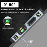 Maxbell Portable Digital Level Protractor Measuring Meter for Woodworking Home Black