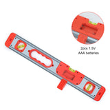 Maxbell Portable Digital Level Protractor Measuring Meter for Woodworking Home Red