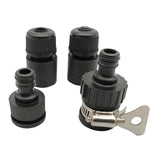 Maxbell 4 Pieces Gardening Water Hose Fittings Adapter Connector Durable Lightweight