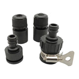 Maxbell 4 Pieces Gardening Water Hose Fittings Adapter Connector Durable Lightweight