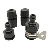 Maxbell 4 Pieces Gardening Water Hose Fittings Adapter Connector Durable Lightweight