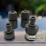 Maxbell 4 Pieces Gardening Water Hose Fittings Adapter Connector Durable Lightweight