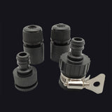 Maxbell 4 Pieces Gardening Water Hose Fittings Adapter Connector Durable Lightweight