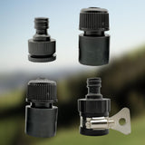 Maxbell 4 Pieces Gardening Water Hose Fittings Adapter Connector Durable Lightweight
