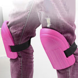 Maxbell Maxbell Gardening Knee Pads EVA Foam Cushion Kneepads Soft Inner Liner Professional Pink