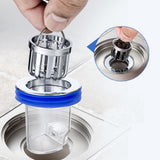 Maxbell Shower Drain Insert Drain Plug Floor Strainer for Household Water Sewer