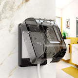 Maxbell Outlet Box Cover Dustproof Clear for Living Room Electric Plug Door Bell