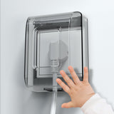 Maxbell Outlet Box Cover Dustproof Clear for Living Room Electric Plug Door Bell