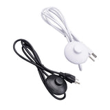 Maxbell Lamp Power Cord Extension Cords Lamp Light On off for Table Lamps Black