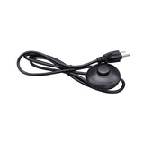 Maxbell Lamp Power Cord Extension Cords Lamp Light On off for Table Lamps Black