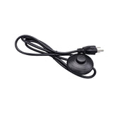 Maxbell Lamp Power Cord Extension Cords Lamp Light On off for Table Lamps Black