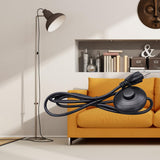 Maxbell Lamp Power Cord Extension Cords Lamp Light On off for Table Lamps Black