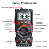 Maxbell Digital Multimeter Capacitance Tester for Household Applicance Black Style E
