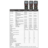 Maxbell Digital Tester High Precision Digital Meter for Computer Repair Smartphone HT118C