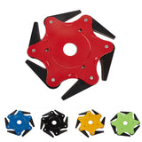 Maxbell 65MN Steel Mower Head Eater Cutter Universal Supplies for Lawn patio Red