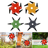 Maxbell 65MN Steel Mower Head Eater Cutter Universal Supplies for Lawn patio Red