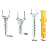 Maxbell 50x Double Ended Screw Screws for Background Wall line 3.5mm