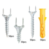 Maxbell 50x Double Ended Screw Screws for Background Wall line 3.5mm