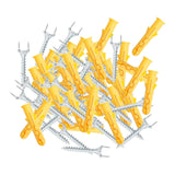Maxbell 50x Double Ended Screw Screws for Background Wall line 3.5mm