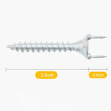 Maxbell 50x Double Ended Screw Screws for Background Wall line 3.5mm