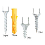 Maxbell 50x Double Ended Screw Screws for Background Wall line 3.5mm