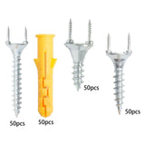 Maxbell 50x Double Ended Screw Screws for Background Wall line 3.5mm
