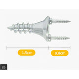 Maxbell 50x Double Ended Screw Screws for Background Wall line 1.5mm