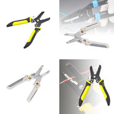 Maxbell Professional Wire 7'' Plier Maintenance Crimping for Machine Repair Yellow