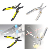 Maxbell Professional Wire 7'' Plier Maintenance Crimping for Machine Repair Yellow