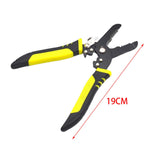 Maxbell Professional Wire 7'' Plier Maintenance Crimping for Machine Repair Yellow