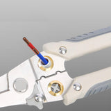 Maxbell Professional Wire 7'' Plier Maintenance Crimping for Machine Repair Argent