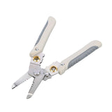 Maxbell Professional Wire 7'' Plier Maintenance Crimping for Machine Repair Argent