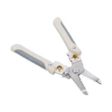 Maxbell Professional Wire 7'' Plier Maintenance Crimping for Machine Repair Argent