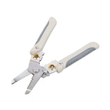 Maxbell Professional Wire 7'' Plier Maintenance Crimping for Machine Repair Argent