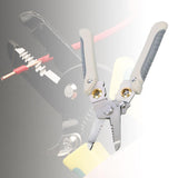 Maxbell Professional Wire 7'' Plier Maintenance Crimping for Machine Repair Argent