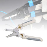 Maxbell Professional Wire 7'' Plier Maintenance Crimping for Machine Repair Argent