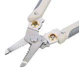 Maxbell Professional Wire 7'' Plier Maintenance Crimping for Machine Repair Argent