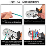 Maxbell Crimping Plier Tool Hand High Precision Terminal Pliers Repair Tool Sturdy White