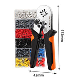 Maxbell Crimping Plier Tool Hand High Precision Terminal Pliers Repair Tool Sturdy White set